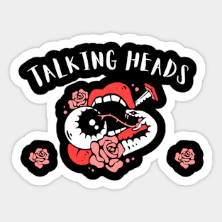 TALKING HEADS BAND Sticker